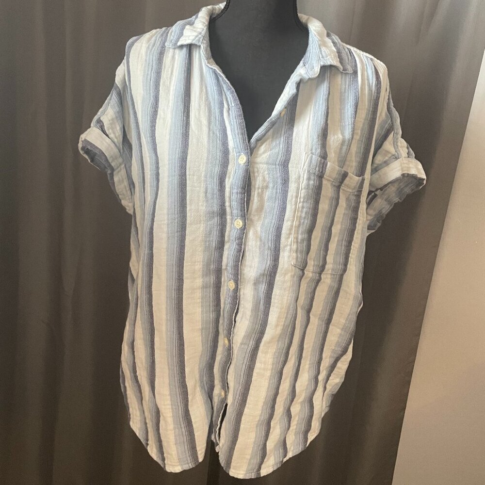 292.  Style & Co Womens Button Down Top, Size XL, EUC